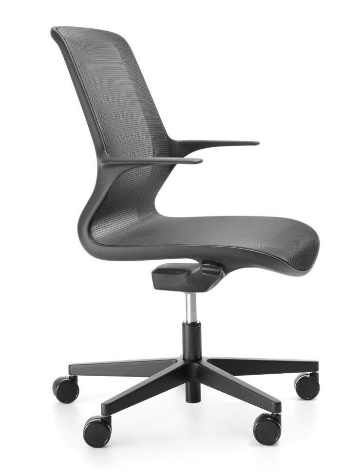 krzesła ovidio black, system krzeseł ovidio black, krzesła pracownicze ovidio black, office group krzesła biurowe ovidio black